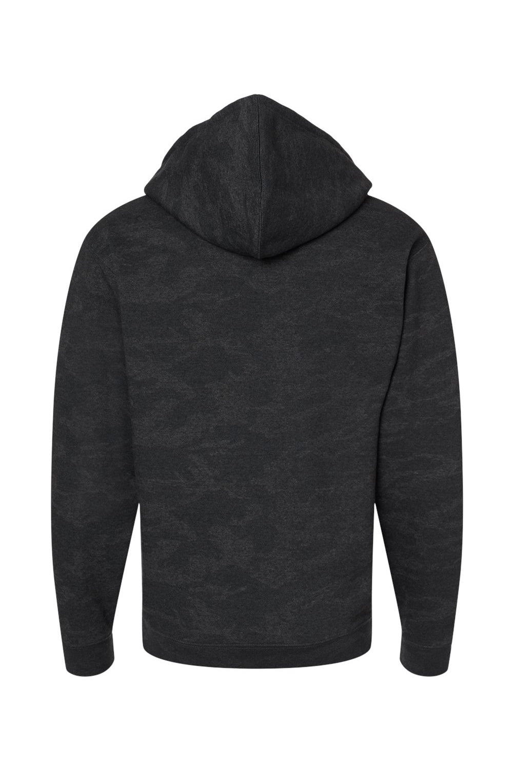 LAT 6926 Mens Elevated Fleece Basic Hooded Sweatshirt Hoodie w/ Pouch Pocket Storm Camo Flat Back