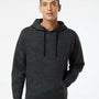 LAT Mens Elevated Fleece Basic Hooded Sweatshirt Hoodie - Storm Camo - NEW
