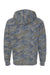 LAT 6926 Mens Elevated Fleece Basic Hooded Sweatshirt Hoodie w/ Pouch Pocket Vintage Camo Flat Back