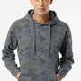 LAT Mens Elevated Fleece Basic Hooded Sweatshirt Hoodie w/ Pouch Pocket - Vintage Camo