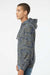 LAT 6926 Mens Elevated Fleece Basic Hooded Sweatshirt Hoodie w/ Pouch Pocket Vintage Camo Model Side
