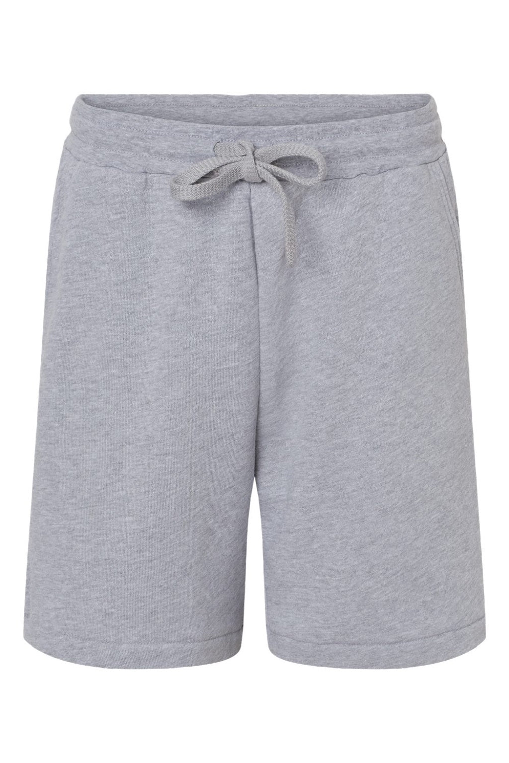 Bella + Canvas BC3724/3724 Mens Shorts w/ Pockets Heather Grey Flat Front