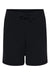 Bella + Canvas BC3724/3724 Mens Shorts w/ Pockets Black Flat Front