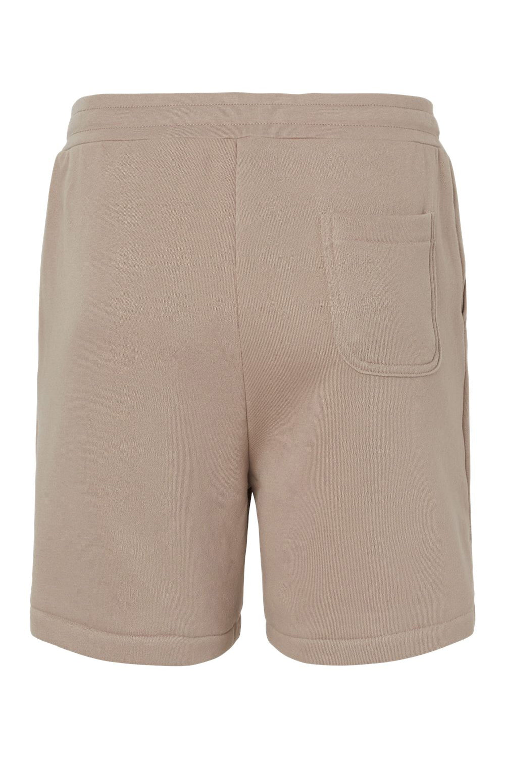 Bella + Canvas 3724 Mens Shorts w/ Pockets Tan Flat Back