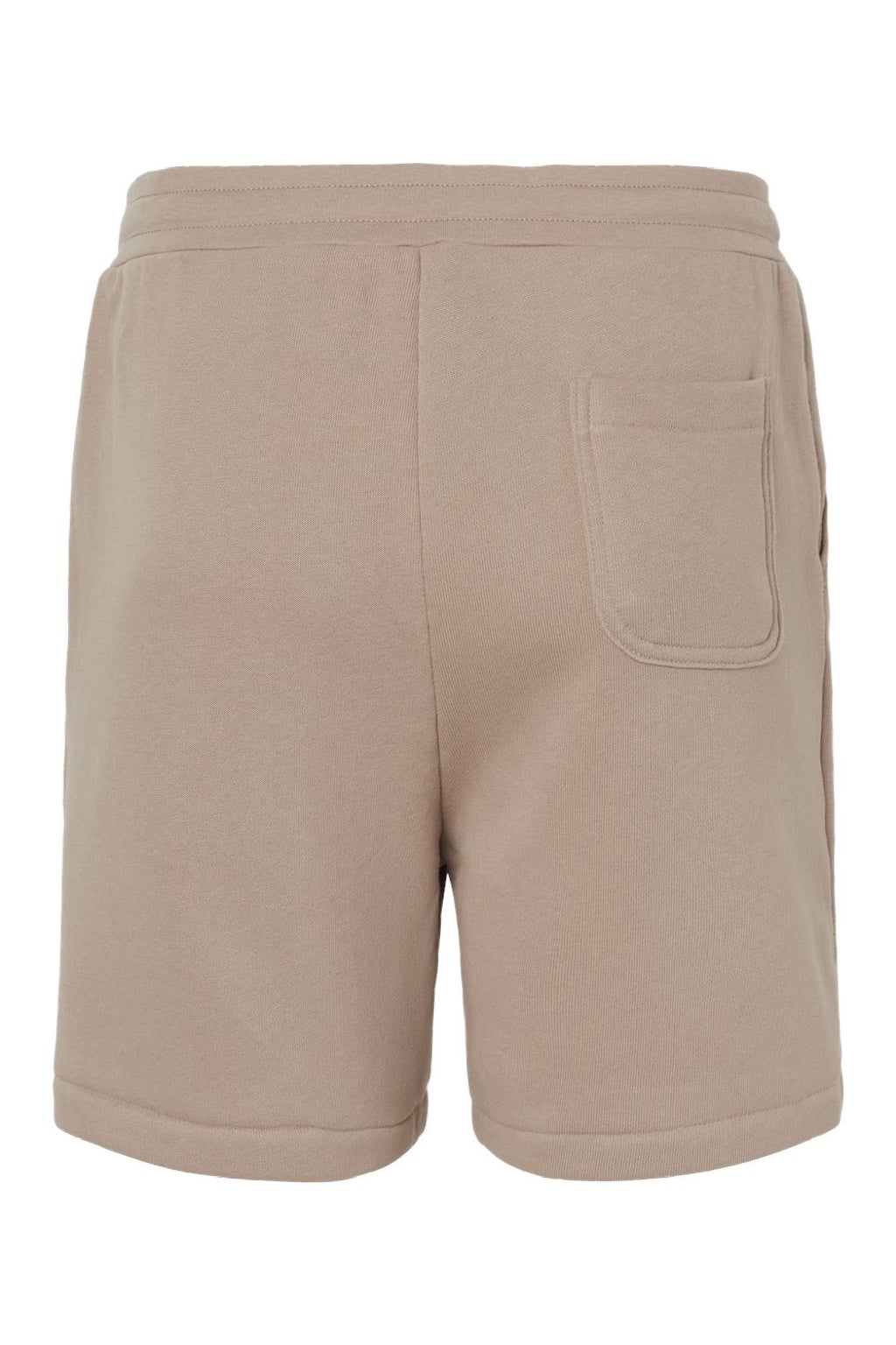 Bella + Canvas BC3724/3724 Mens Shorts w/ Pockets Tan Flat Back