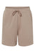 Bella + Canvas BC3724/3724 Mens Shorts w/ Pockets Tan Flat Front