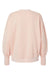MV Sport W22712 Womens Sueded Fleece Crewneck Sweatshirt Cameo Pink Flat Back