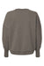 MV Sport W22712 Womens Sueded Fleece Crewneck Sweatshirt Charcoal Grey Flat Back