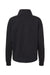 MV Sport W22713 Womens Sueded Fleece 1/4 Zip Sweatshirt Black Flat Back
