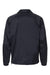 Burnside 9718 Mens Mentor Snap Down Wind & Water Resistant Coaches Jacket Navy Blue Flat Back