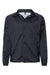 Burnside 9718 Mens Mentor Snap Down Wind & Water Resistant Coaches Jacket Navy Blue Flat Front