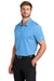 Nike NKBV6042 Mens Essential Dri-Fit Moisture Wicking Short Sleeve Polo Shirt University Blue Model 3Q