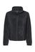 Burnside 5062 Womens Polar Fleece Full Zip Sweatshirt Black Flat Front