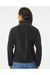 Burnside 5062 Womens Polar Fleece Full Zip Sweatshirt Black Model Back