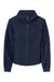 Burnside 5062 Womens Polar Fleece Full Zip Sweatshirt Navy Blue Flat Front