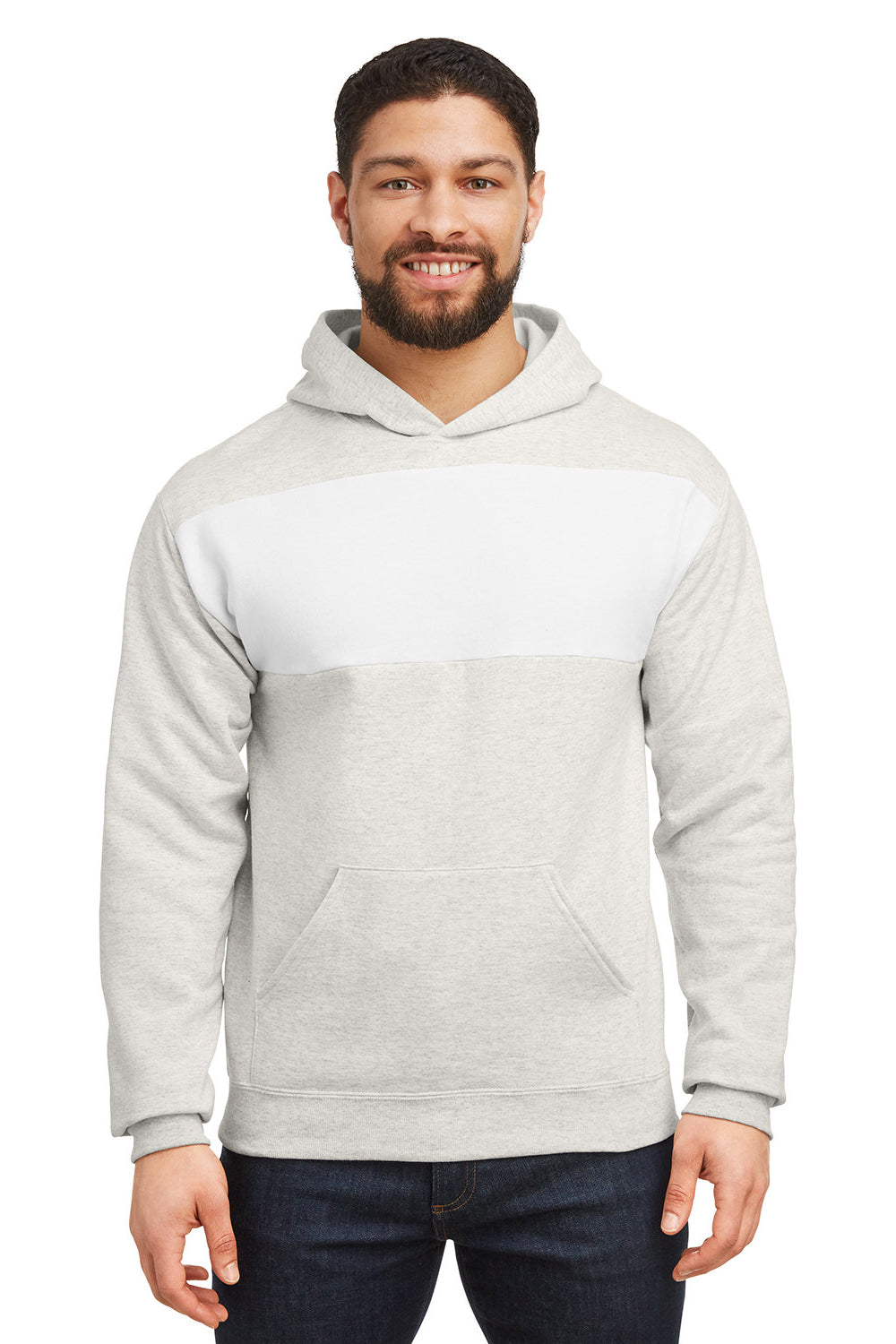 Jerzees Men's 50/50 Hoodie - NuBlend Fleece, Pouch Pocket, Drawcord Hood, Casual Pullover