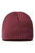 Cap America Hats TKN28 Unisex USA Made Cuffed Knit Beanie Maroon Flat Front