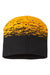 Cap America Hats RKS9 Unisex USA Made Static Beanie Black/Gold Flat Front