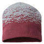 Cap America Hats Unisex USA Made Static Beanie - Maroon/Heather Grey - Closeout