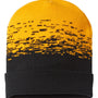 Cap America Hats Unisex USA Made Static Cuffed Beanie - Black/Gold - Closeout