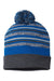 Cap America Hats RKL12 Unisex USA Made Striped Beanie True Royal Blue Flat Front
