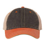Legacy Hats Mens Old Favorite Snapback Trucker Hat - Black/Orange/Khaki