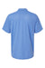 Paragon 100 Mens Saratoga Performance Mini Mesh Short Sleeve Polo Shirt Bimini Blue Flat Back