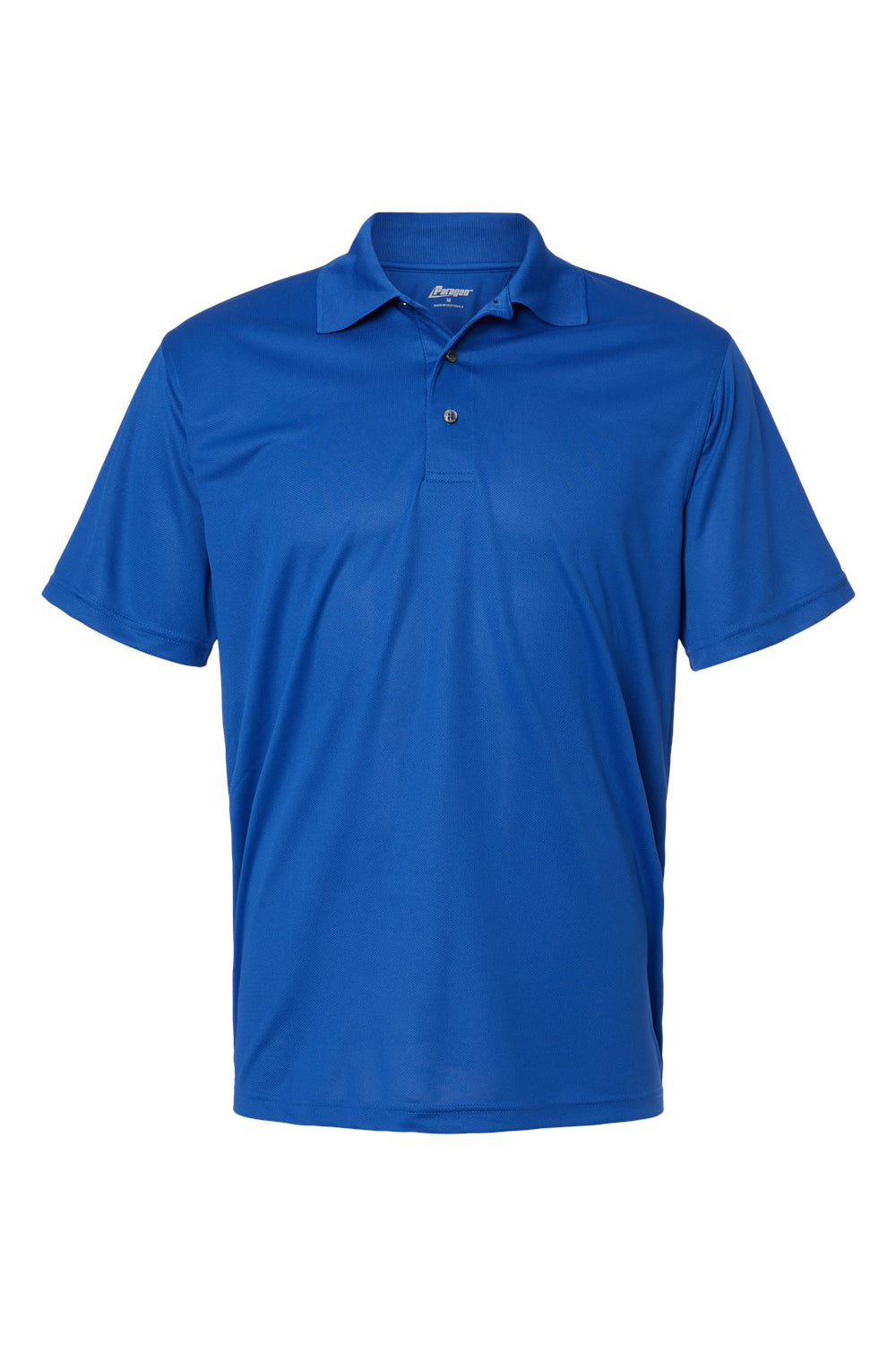 Paragon 100 Mens Saratoga Performance Moisture Wicking Mini Mesh Short Sleeve Polo Shirt Royal Blue Flat Front