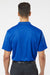 Paragon 100 Mens Saratoga Performance Moisture Wicking Mini Mesh Short Sleeve Polo Shirt Royal Blue Model Back