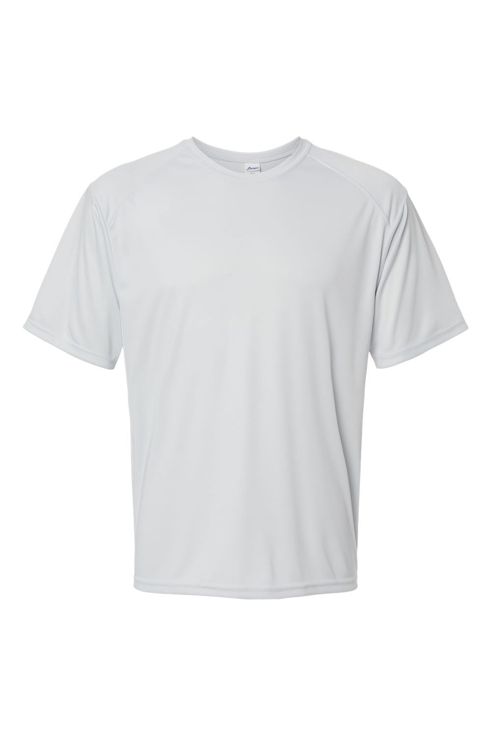 Paragon 200 Mens Islander Performance Moisture Wicking Short Sleeve Crewneck T-Shirt Aluminum Grey Flat Front