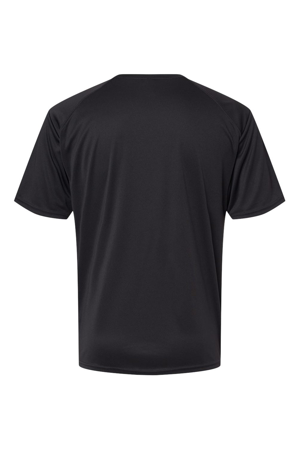 Paragon 200 Mens Islander Performance Short Sleeve Crewneck T-Shirt Black Flat Back