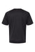 Paragon 200 Mens Islander Performance Moisture Wicking Short Sleeve Crewneck T-Shirt Black Flat Back