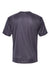 Paragon 200 Mens Islander Performance Moisture Wicking Short Sleeve Crewneck T-Shirt Graphite Grey Flat Back