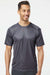 Paragon 200 Mens Islander Performance Moisture Wicking Short Sleeve Crewneck T-Shirt Graphite Grey Model Front
