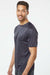 Paragon 200 Mens Islander Performance Moisture Wicking Short Sleeve Crewneck T-Shirt Graphite Grey Model Side