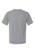 Paragon 200 Mens Islander Performance Moisture Wicking Short Sleeve Crewneck T-Shirt Heather Grey Flat Back