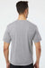 Paragon 200 Mens Islander Performance Moisture Wicking Short Sleeve Crewneck T-Shirt Heather Grey Model Back