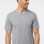 Paragon Mens Islander Performance Moisture Wicking Short Sleeve Crewneck T-Shirt - Heather Grey