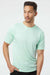 Paragon 200 Mens Islander Performance Moisture Wicking Short Sleeve Crewneck T-Shirt Mint Green Model Front