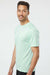 Paragon 200 Mens Islander Performance Moisture Wicking Short Sleeve Crewneck T-Shirt Mint Green Model Side