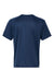 Paragon 200 Mens Islander Performance Short Sleeve Crewneck T-Shirt Navy Blue Flat Back