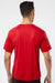 Paragon 200 Mens Islander Performance Moisture Wicking Short Sleeve Crewneck T-Shirt Red Model Back