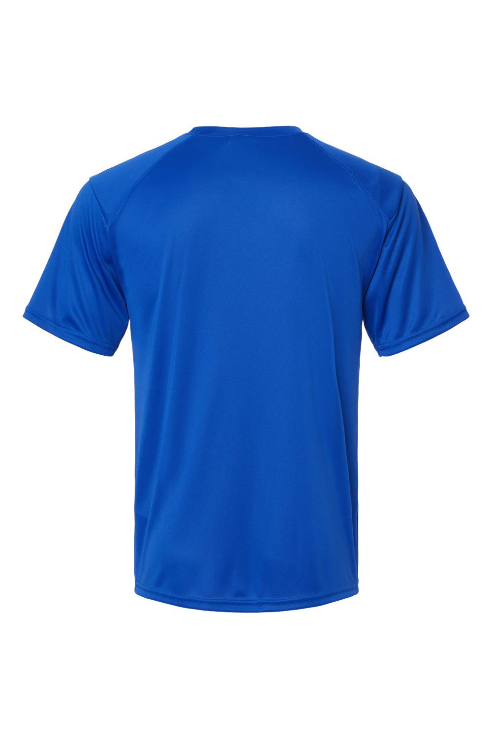 Paragon 200 Mens Islander Performance Moisture Wicking Short Sleeve Crewneck T-Shirt Royal Blue Flat Back