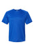 Paragon 200 Mens Islander Performance Short Sleeve Crewneck T-Shirt Royal Blue Flat Front