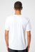 Paragon 200 Mens Islander Performance Moisture Wicking Short Sleeve Crewneck T-Shirt White Model Back