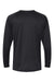 Paragon 210 Mens Islander Performance Long Sleeve Crewneck T-Shirt Black Flat Back