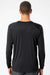 Paragon 210 Mens Islander Performance Moisture Wicking Long Sleeve Crewneck T-Shirt Black Model Back