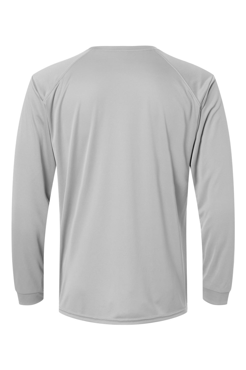 Paragon 210 Mens Islander Performance Moisture Wicking Long Sleeve Crewneck T-Shirt Medium Grey Flat Back