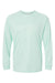 Paragon 210 Mens Islander Performance Moisture Wicking Long Sleeve Crewneck T-Shirt Mint Green Flat Front