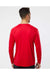 Paragon 210 Mens Islander Performance Long Sleeve Crewneck T-Shirt Red Model Back